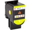 Тонер-картридж BASF Lexmark CS417dn 71B0H40 Yellow (BASF-KT-71B0H40) - Изображение 2