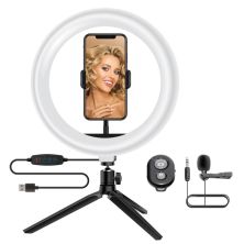 Набор блогера ACCLAB AL-LR101MB 4in1 Ring of Light, Holder, mic., Bluetooth butto (1283126502057)