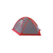 Палатка Tramp Rock 3 V2 Grey/Red (TRT-028)