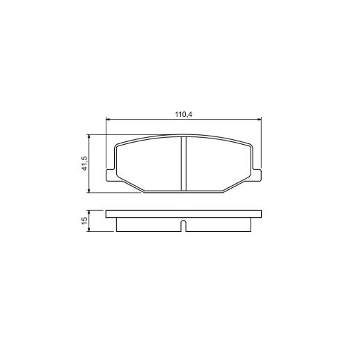 Тормозные колодки Bosch 0 986 460 935