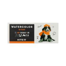 Краски для рисования Kite Dogs акварельні, 12 кольорів (K23-041)