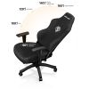 Кресло игровое Anda Seat Phantom 3 Fabric Size L Black (AD18Y-06-B-F) - Изображение 3