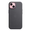 Чохол до мобільного телефона Apple iPhone 15 FineWoven Case with MagSafe Black (MT393ZM/A) - Зображення 1