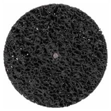 Круг зачистной Sigma из нетканого абразива (коралл) 125мм без держателя черный мягкий (9175841)