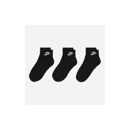 Шкарпетки Nike U NK NSW EVERYDAY ESSENTIAL AN DX5074-010 38-42 3 пари Чорні (196148785777)