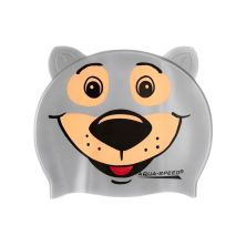 Шапка для плавання Aqua Speed Zoo 115-Bear 5761 сірий ведмідь Діт OSFM (5908217657619)