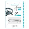 USB флеш накопичувач Wibrand 64GB Aligator White USB 2.0 (WI2.0/AL64U7W) - Зображення 1