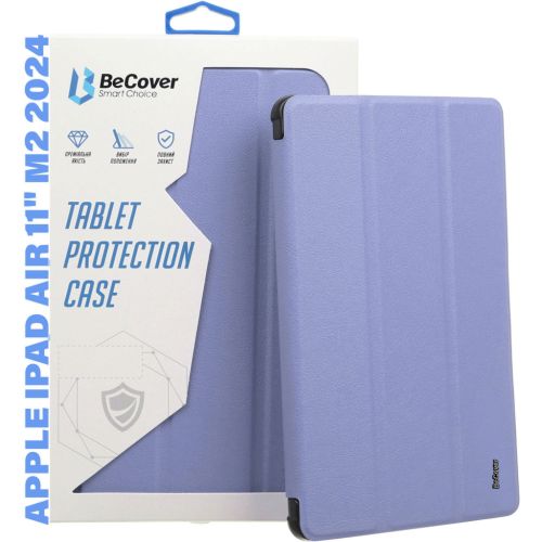 Чехол для планшета BeCover Tri Fold Soft TPU Silicone Apple iPad Air 11 M2 2024 Purple (711411)