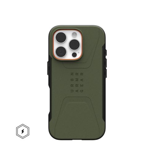 Чехол для мобильного телефона UAG iPhone 16 Pro Civilian Magsafe Olive Drab (114444117272)