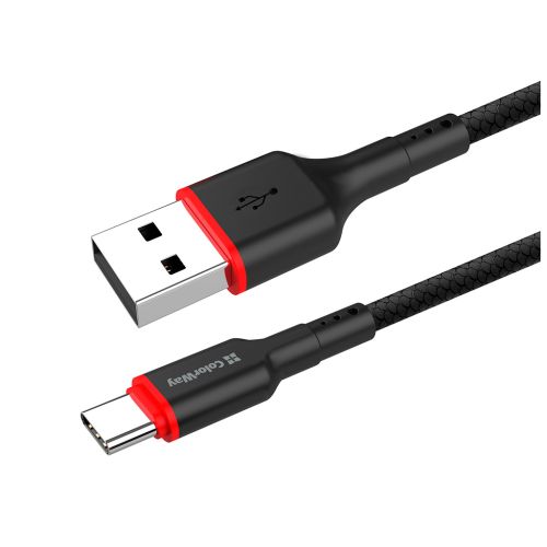 Дата кабель USB-C to USB-C 1.0m 2.4А black ColorWay (CW-CBUC064-BK)