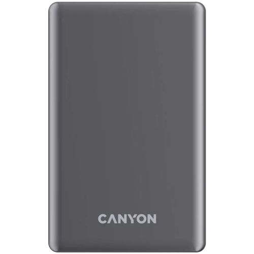 Батарея універсальна Canyon 5000mAh OnPower 505 slim Magsafe PD/20W Dark Grey (CNS-CPB505DG)