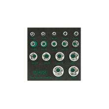 Набор головок Toptul Torx Plus EPR 1/4,3/8,1/2 6EPR-32EPR 16шт. в ложементе (GABF1601) Набор головок Toptul Torx Plus EPR 1/4,3/8,1/2 6EPR-32EPR 16шт. в ложементе (GABF1601)