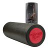 Масажный ролик PowerPlay 4021 Fitness Roller 45x15см Чорно-червоний (PP_4021_Bl/Red_(45*15)) - Изображение 1