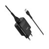 Зарядний пристрій HOCO C72Q Glorious USB QC3.0 + cable USB to USB-C 18W Black (6931474732545) - Зображення 3