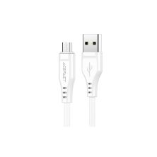Дата кабель USB 2.0 AM to Micro 5P 1.2m 2.4A TPE C3-09 white Acefast (6974316280897) Дата кабель USB 2.0 AM to Micro 5P 1.2m 2.4A TPE C3-09 white Acefast (6974316280897)