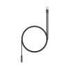 Кабель мультимедійний 3.5mm F to 2x3.5mm M 0.4m (4pin) black XoKo (AC-009) - Зображення 1