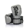 Боксерские перчатки Fairtex BGV14 Grey 10 унцій (бинти в комплекті) (BGV14_10oz_Grey) - Изображение 1