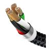 Дата кабель USB 2.0 AM to Lightning + Micro 5P + USB-C 1.2m 5A black Baseus (CAMLT-BSY01) Дата кабель USB 2.0 AM to Lightning + Micro 5P + USB-C 1.2m 5A black Baseus (CAMLT-BSY01) - Зображення 2
