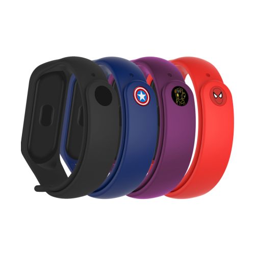 Ремешок для фитнес браслета Armorstandart комплект 4шт Xiaomi Mi Band 7/6/5 Superhero Edition 2 (ARM77060)