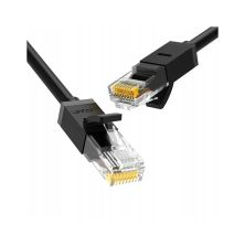 Патч-корд 1м, U/UTP Cat 6 CCA Lan Cable NW102 Black Ugreen (20159)