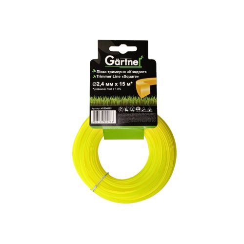 Жилка косильна Gartner Квадрат 2,4 мм × 15 м (41324015)