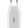 Зарядное устройство Globex 1xUSB + 1xUSB-C 30W FastPower white (30WAC) - Изображение 1