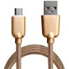Дата кабель USB 2.0 AM to Micro 5P 1.0m 1.5A, Gold Grand-X (MM02G) - Зображення 1