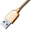 Дата кабель USB 2.0 AM to Micro 5P 1.0m 1.5A, Gold Grand-X (MM02G) - Зображення 3