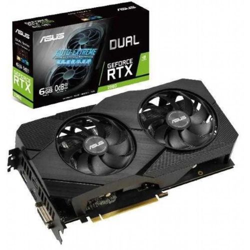 Відеокарта ASUS GeForce RTX2060 6144Mb DUAL EVO (DUAL-RTX2060-6G-EVO)