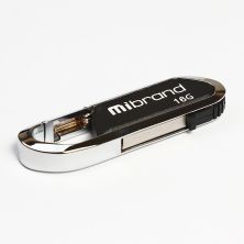 USB флеш накопичувач Mibrand 16GB Aligator Black USB 2.0 (MI2.0/AL16U7B)