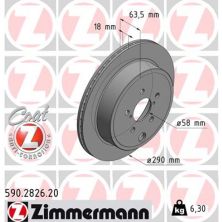Тормозной диск ZIMMERMANN 590.2826.20