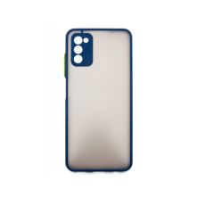 Чохол до мобільного телефона Dengos Matt Samsung Galaxy A03s blue (DG-TPU-MATT-86)