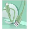 Дата кабель USB 2.0 AM to Micro 5P 1.0m soft silicone green ColorWay (CW-CBUM042-GR) - Зображення 2