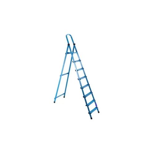 Лестница Work's стремянка металлическая - 408 (8 ст., синяя) (63275)