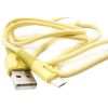 Дата кабель USB 2.0 AM to Micro 5P 1.0m yellow Dengos (PLS-M-IND-SOFT-YELLOW) - Изображение 1