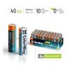 Батарейка ColorWay AA LR6 Alkaline Power (лужні) * 40 colour box (CW-BALR06-40CB) - Зображення 1