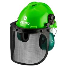 Каска защитная Verto 3в1, каска, щиток для лица, наушники (97H300)