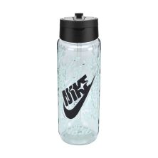 Пляшка для води Nike TR Renew Recharge Straw Bottle 24 OZ чорний, зелений 709 мл N.100.7643.301.24 (887791762375)
