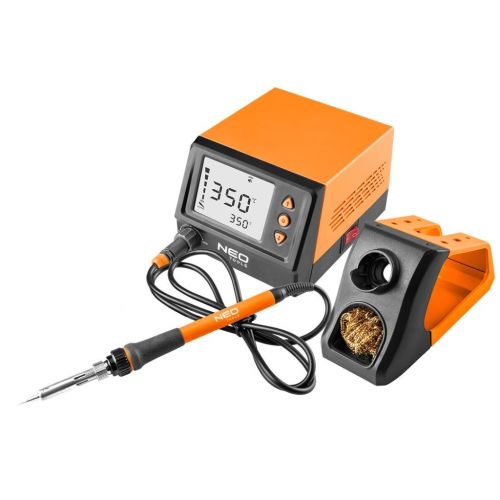 Паяльник электрический Neo Tools SL1, 60Вт, 180-450°С, дисплей, ESD защита (19-200)