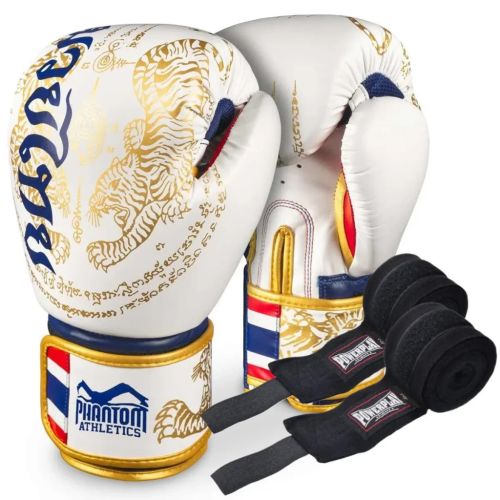 Боксерские перчатки Phantom Muay Thai Gold 14 унцій (PHBG2590-14)