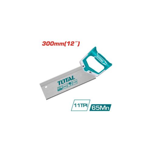 Ножовка Total THT59126B пасовочная, 11 зубов на дюйм, 300мм (THT59126B)