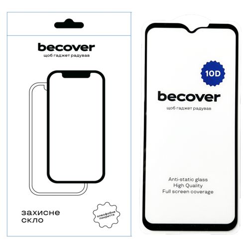 Стекло защитное BeCover Samsung Galaxy Xcover7 10D Black (711363)