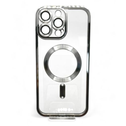 Чехол для мобильного телефона BeCover TPU Chrome Case (MagSafe) для Apple iPhone 16 Pro Max Silver (712088)