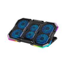Подставка для ноутбука IceCoorel 14-18, 4*95mm 1200 RPM + 2*70mm 2500 RPM, 2*USB, 400x260x30mm, RGB (N6)