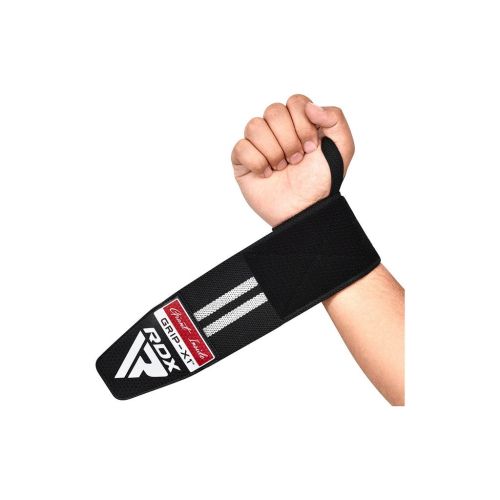 Бинт для спорту RDX WR11 Gym Wrist Wrap Black/White (WAH-WR11BW)