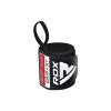 Бинт для спорту RDX WR11 Gym Wrist Wrap Black/White (WAH-WR11BW) - Зображення 3