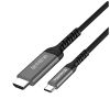 Кабель мультимедійний USB-C to HDMI M 2.0m 4K60Hz black ColorWay (CW-CBCHD077-BK) - Зображення 1