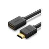 Кабель мультимедійний HDMI M to HDMI F 1.0m HD107 black Ugreen (10141) - Зображення 1