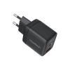 Зарядний пристрій Choetech 1xUSB + 1xUSB-C PD35W with display black (PD6052-EU-BK) - Зображення 1
