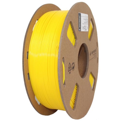 Пластик для 3D-принтера Gembird PETG, 1.75 мм, yellow, 1 кг (3DP-PETG1.75-01-Y)